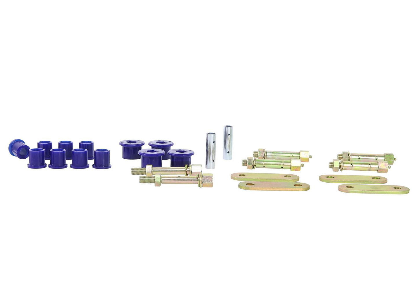 Superpro Rear Leaf Spring Bush Kit & Shackle/Pin Kit for Isuzu D-Max TFS 4WD (02-12)