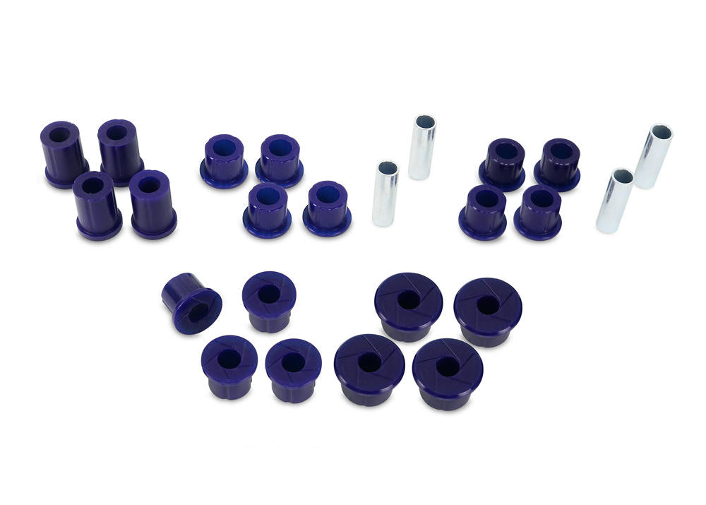 Superpro Front & Rear Leaf Spring Bush Kit for Nissan Patrol MQ MK (79-88)