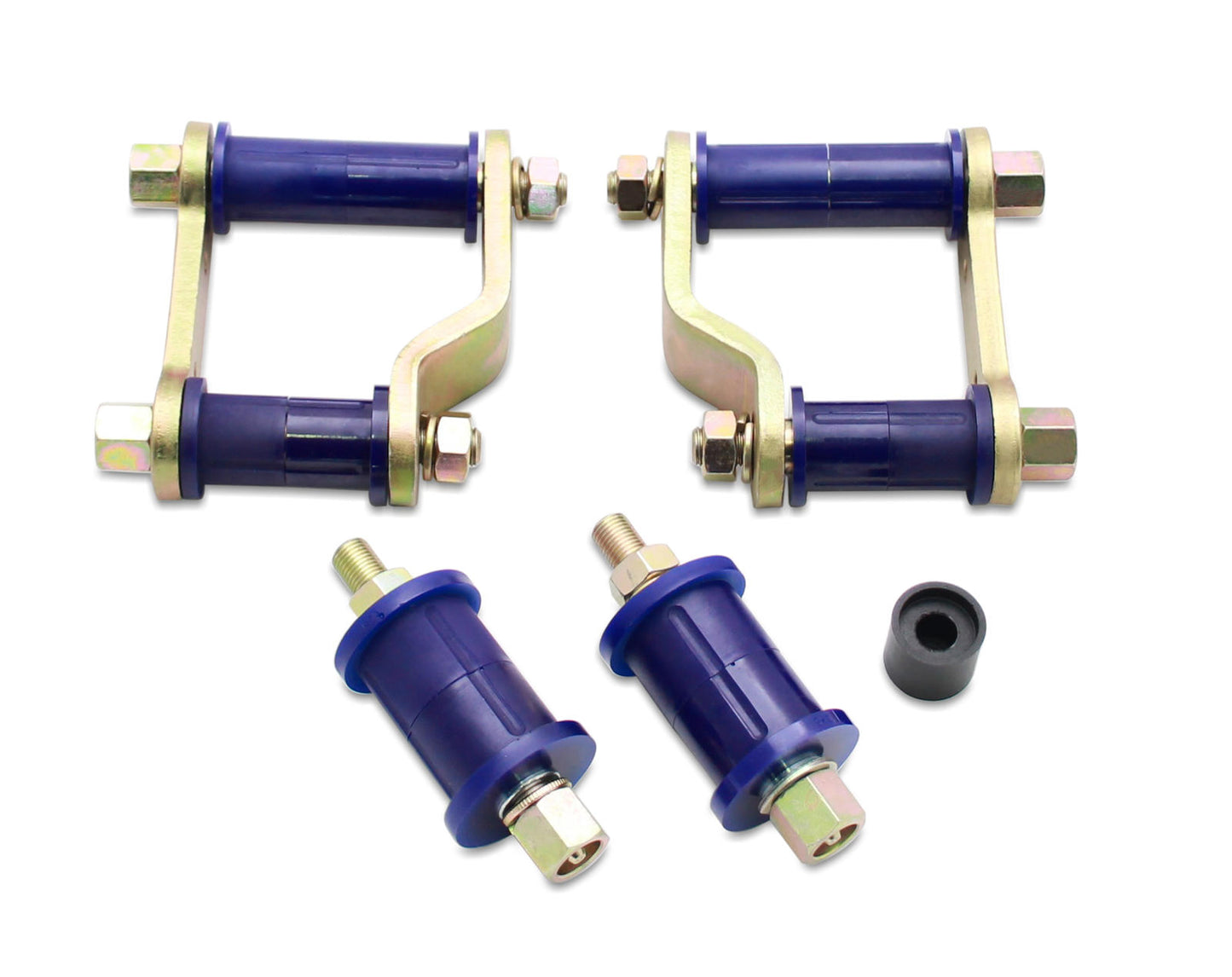 Superpro Rear Leaf Spring Bush Kit & Greaseable Shackle/Pin Kit for Toyota Hilux GUN126R Rogue Wide-Body (N80) 4WD (22-)
