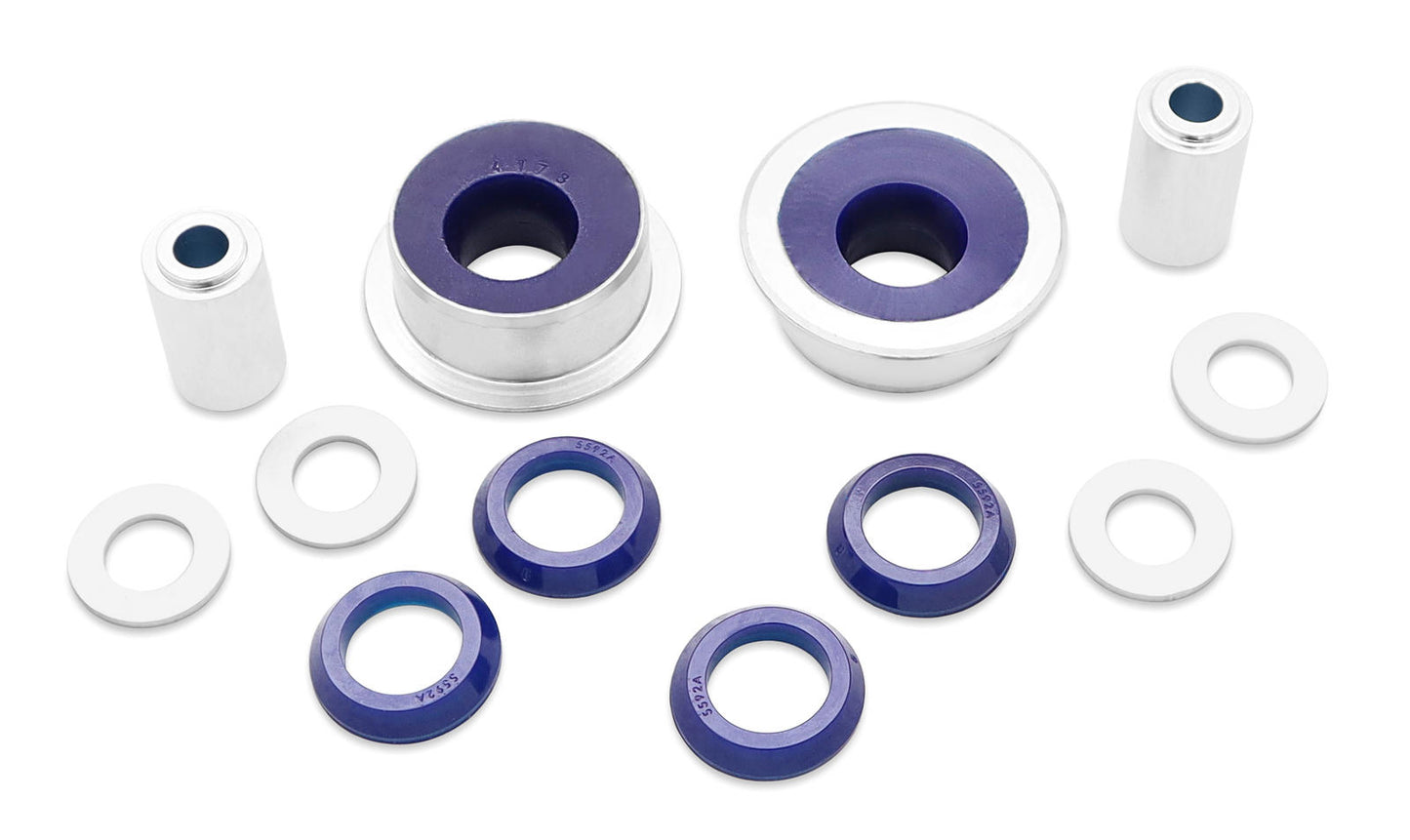 Superpro Front Control Arm Lower Inner Rear Bush Kit - Double Offset for Audi A3 8V FWD (12-20)