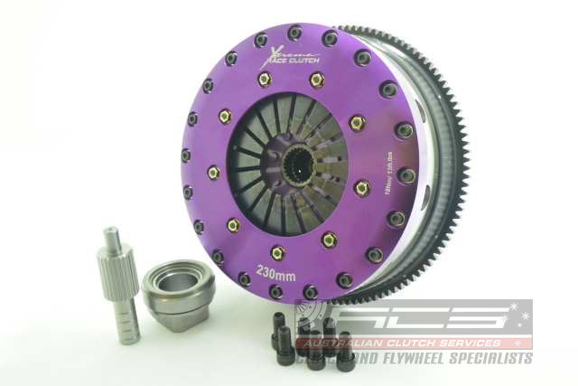 Xtreme Performance - 230mm Rigid Ceramic Twin Plate Clutch Kit Incl Flywheel 1800Nm - BMW 3-Series E90 (06-11)