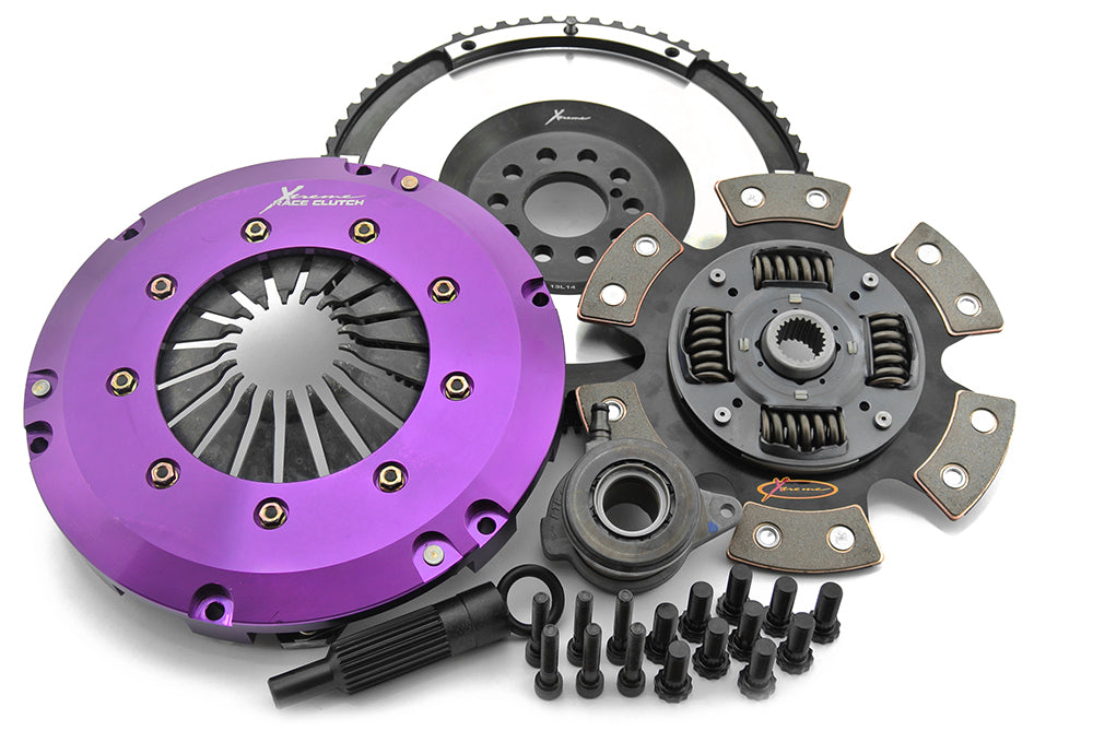 Clutch Kit - Xtreme Performance Race Sprung Ceramic Incl Flywheel & CSC 910Nm - Ford Focus 2.5 ST (05-12)