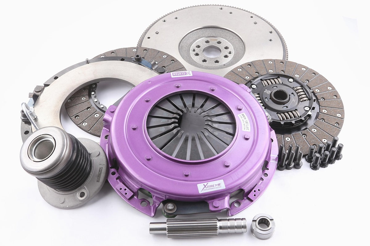 Xtreme Performance - 270mm Sprung Organic Twin Plate Clutch Kit Incl Flywheel & CSC - Ford Mustang 5.4 V8 (06-14)