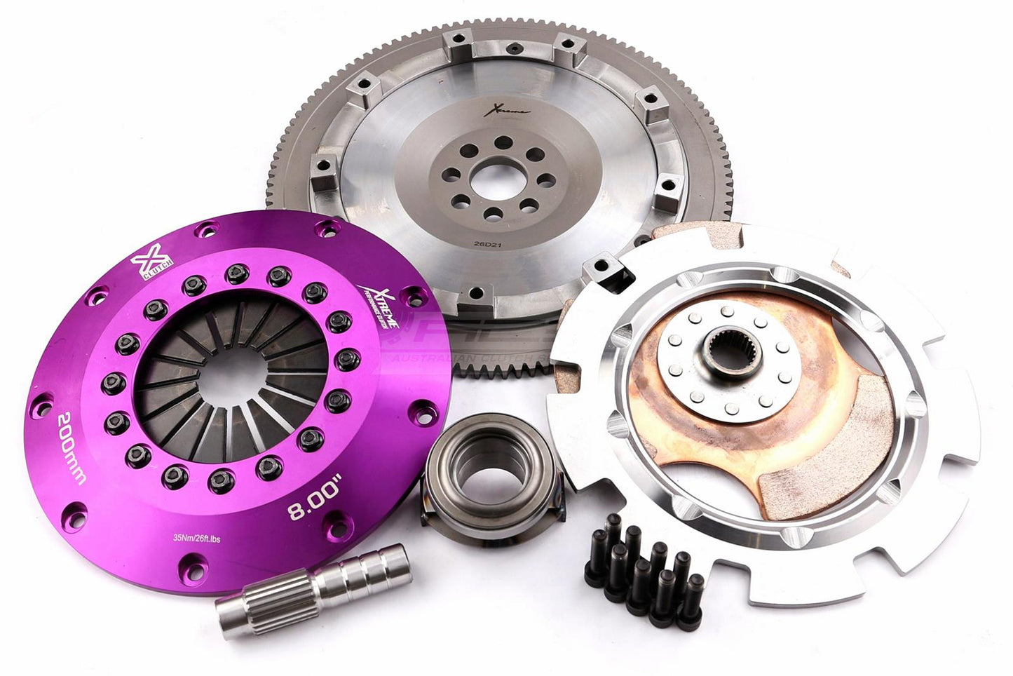 Xtreme Performance - Rigid Ceramic Single Plate Clutch Kit Incl Flywheel - Honda Integra 2.0 (DC5) (04-04)