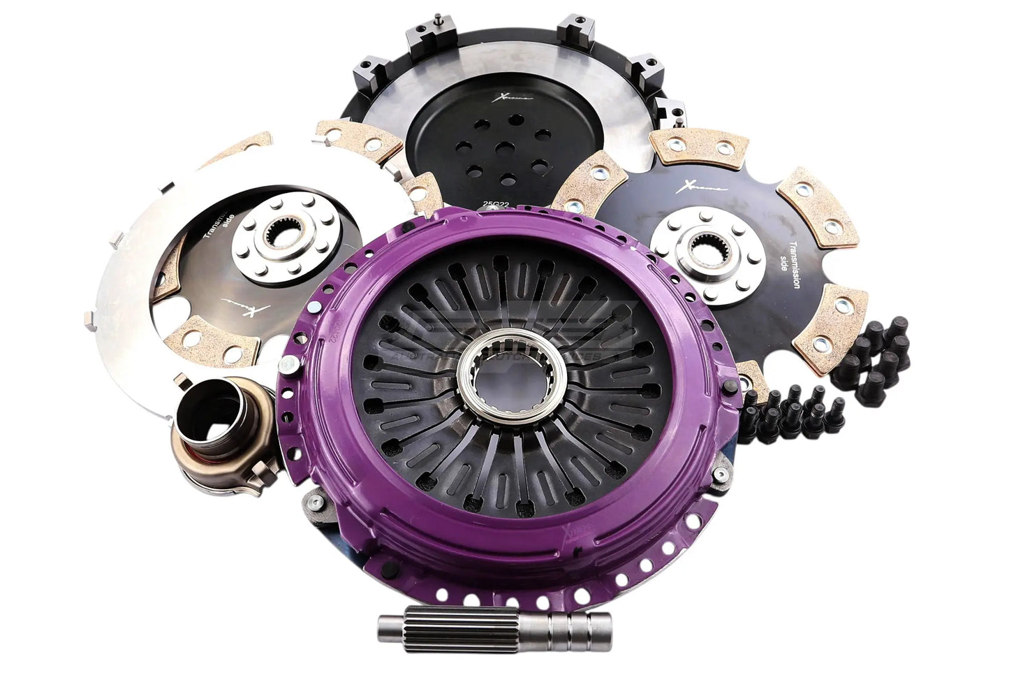 Xtreme Performance - 230mm Rigid Ceramic Twin Plate Clutch Kit Incl Flywheel 1800Nm - Mitsubishi Lancer EVO IX - FQ-300 (CT9A) (05-06)