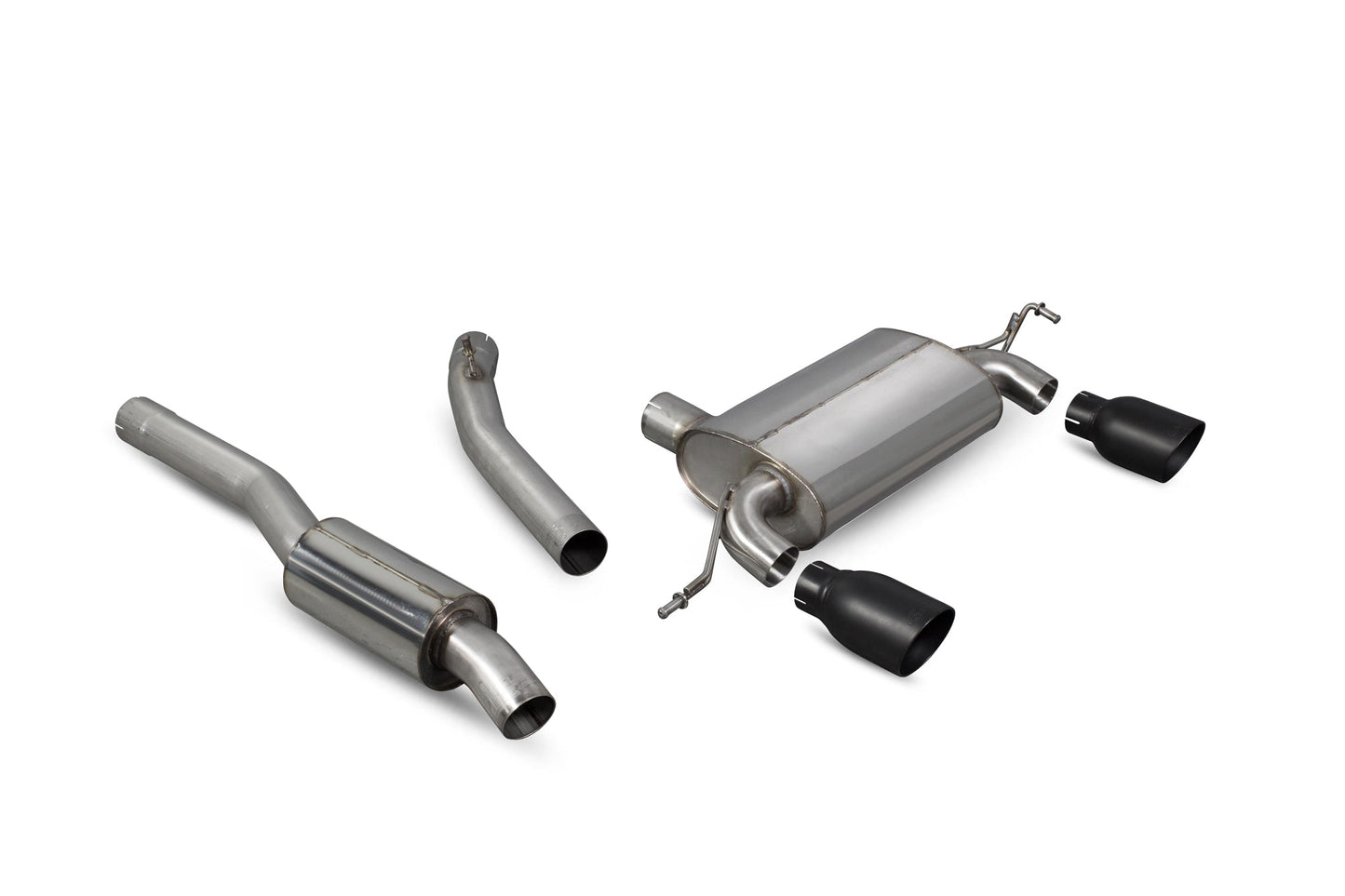 Scorpion Resonated Cat-Back Exhaust (Black Daytona) for Audi TT Mk1 Quattro (98-06)