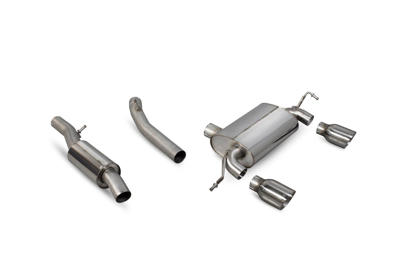 Scorpion Resonated Cat-Back Exhaust (Daytona) for Audi TT Mk1 Quattro Sport (99-06)