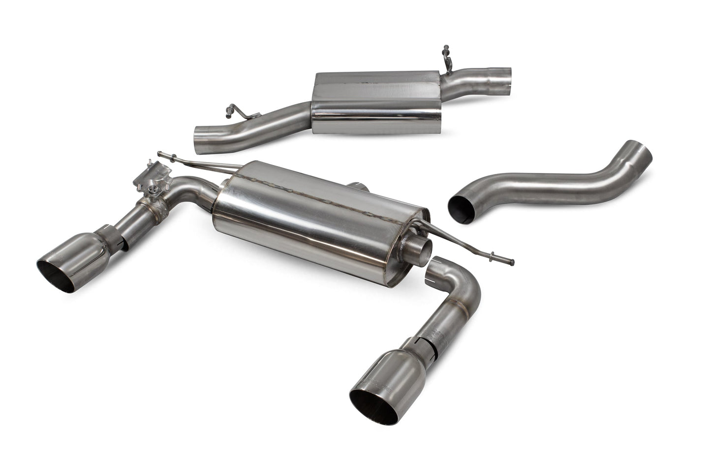 Scorpion Resonated Cat-Back Valved Exhaust (Daytona) for Audi TT Mk3 2.0 TFSI Quattro (14-19)