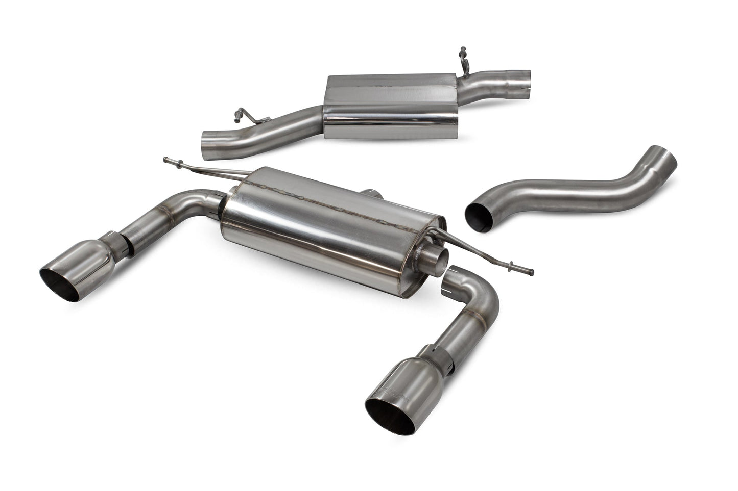 Scorpion Resonated Cat-Back Exhaust (Daytona) for Audi TT Mk3 2.0 TFSI Quattro (14-19)
