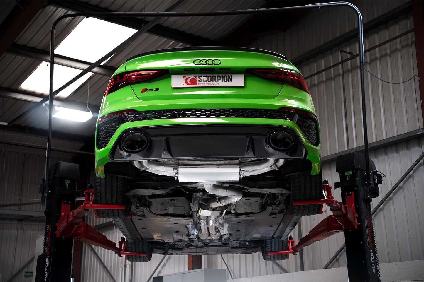 Scorpion Resonated Cat/GPF-Back Valved Exhaust (Ascari RS) for Audi RS3 8Y Saloon (21-25)