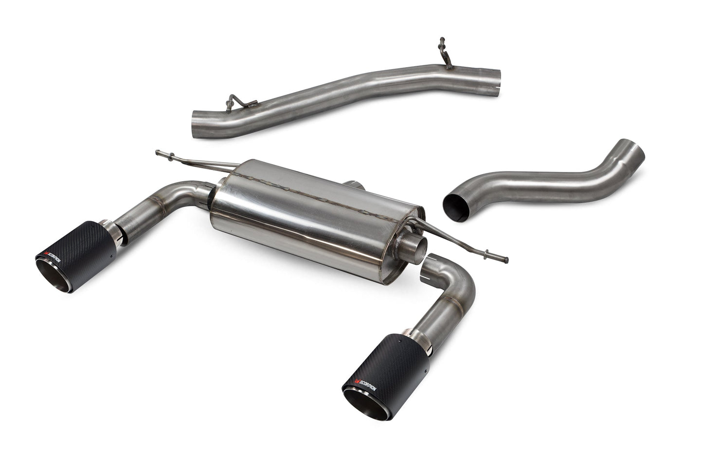 Scorpion Non-Res Cat-Back Exhaust (Ascari) for Audi TT Mk3 2.0 TFSI Quattro (14-19)