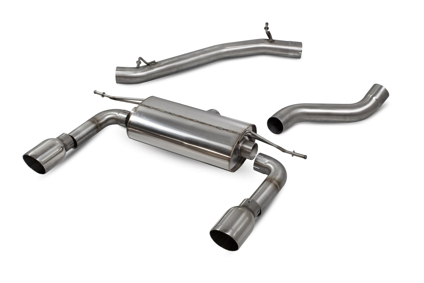 Scorpion Non-Res Cat-Back Exhaust (Daytona) for Audi TT Mk3 2.0 TFSI Quattro (14-19)