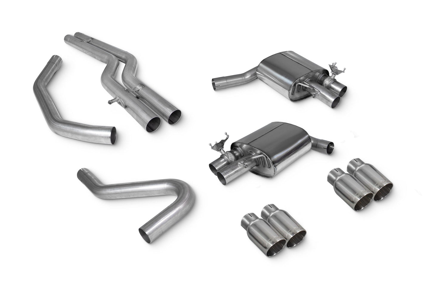 Scorpion Non-Res Half Exhaust (Daytona) for Audi S4 B9 (17-19)