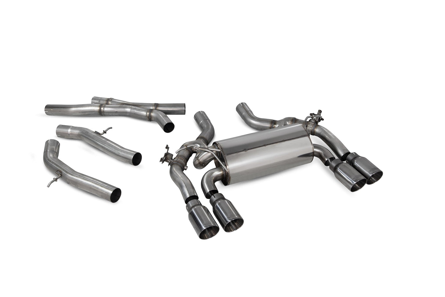 Scorpion GPF-Back Valved Exhaust (Daytona) for BMW M2 Competition F87 (18-22)