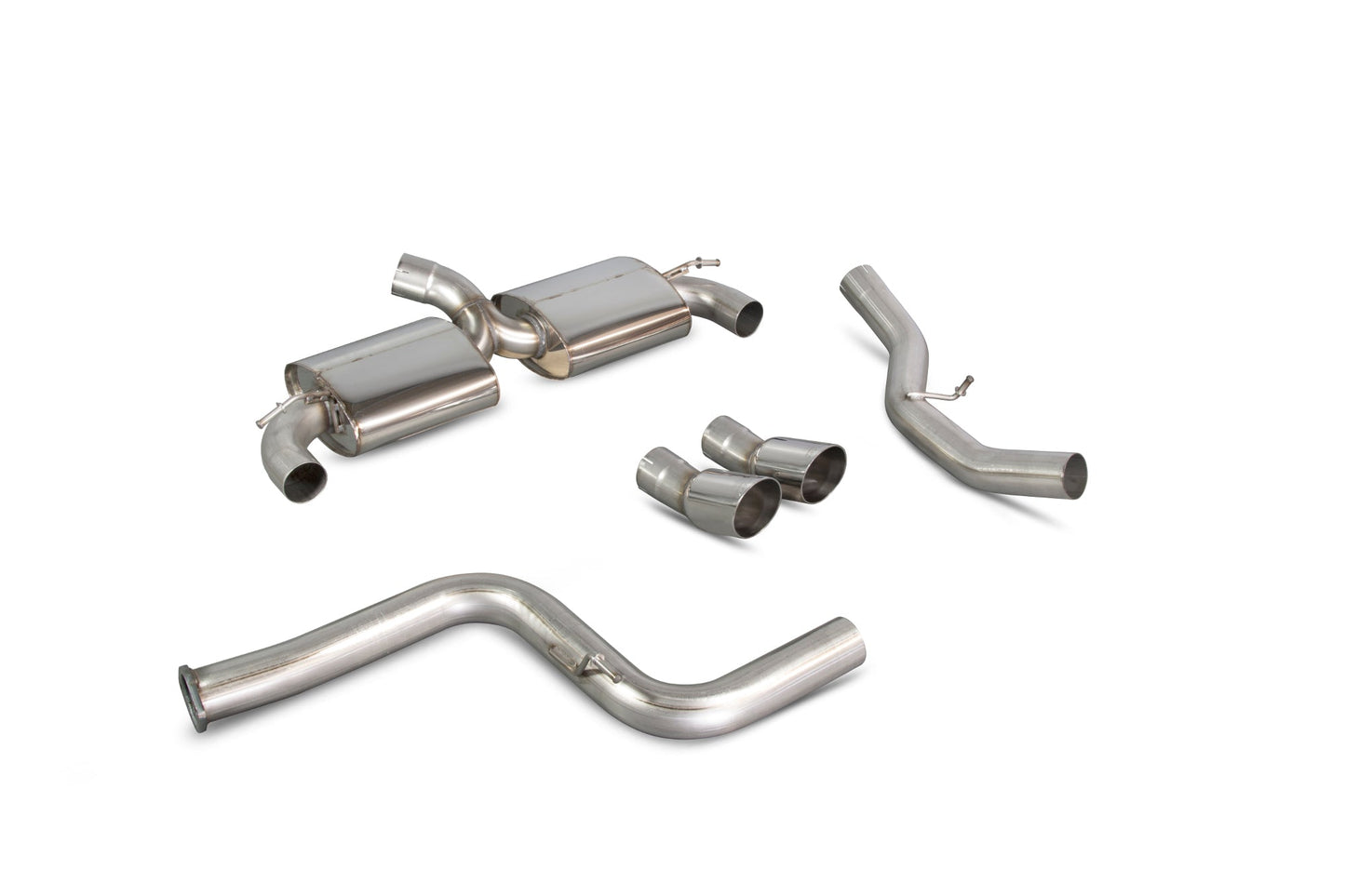 Scorpion Non-Res Cat-Back Exhaust (Daytona) for Ford Focus Mk2 RS (09-11)
