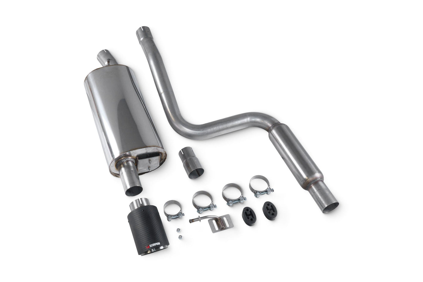 Scorpion Resonated Cat-Back Exhaust (Ascari) for Ford Fiesta ST150 (04-08)