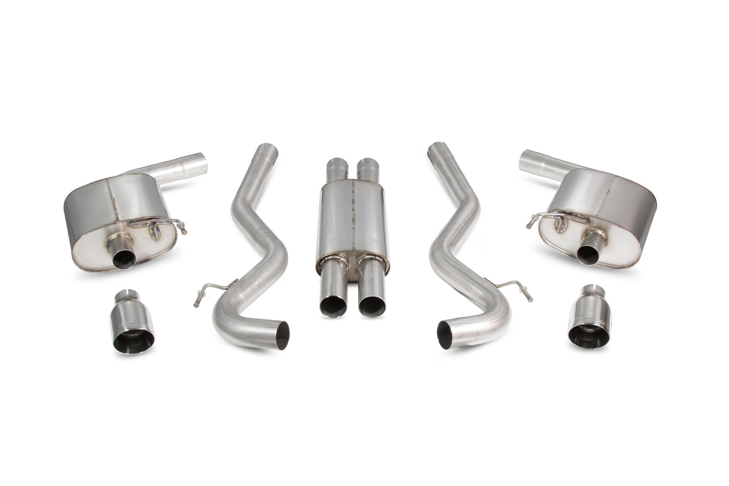 Scorpion Resonated Cat-Back Exhaust (Daytona) for Ford Mustang 5.0 V8 GT (15-19)