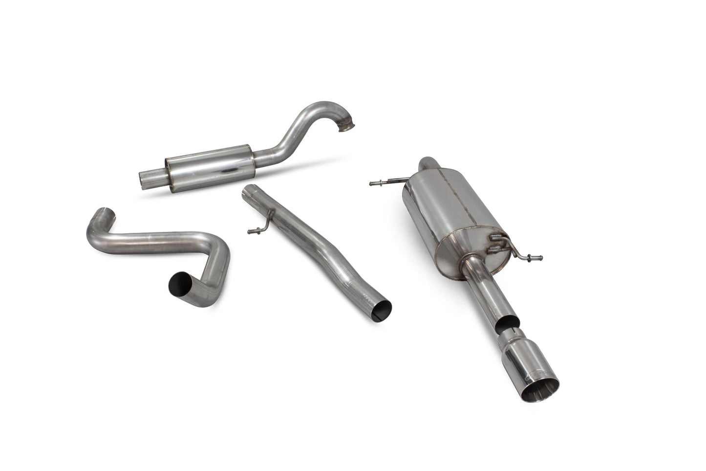 Scorpion Resonated Cat-Back Exhaust (Daytona) for Ford Fiesta ST-Line 1.0T (17-19)