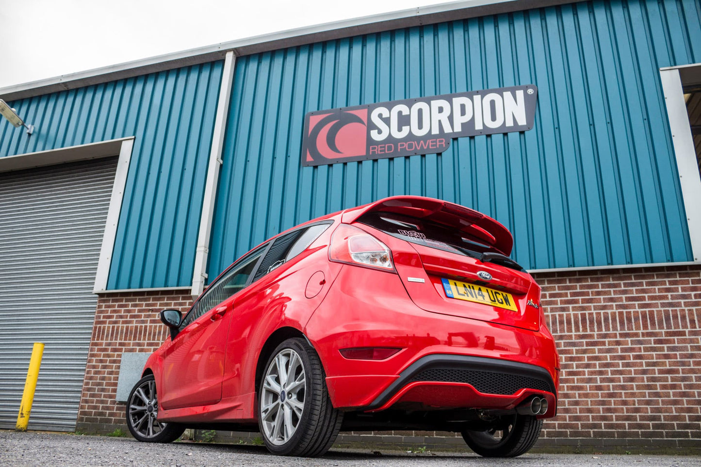 Scorpion Rear Exhaust Silencer (Daytona) for Ford Fiesta Ecoboost 1.0T (13-17) ST Valance