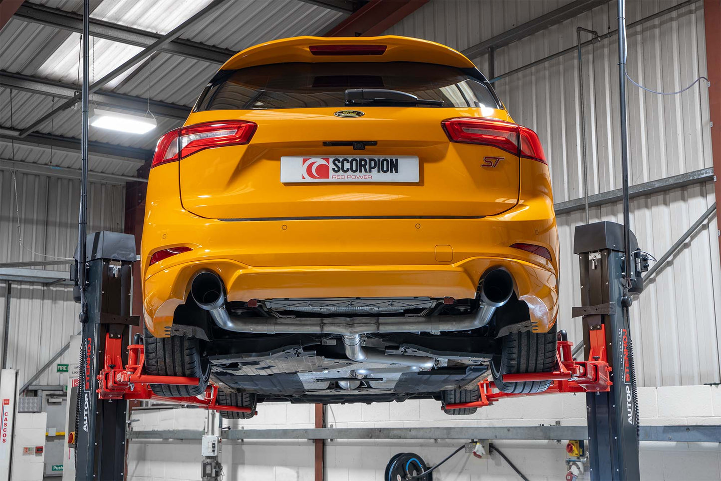 Scorpion Predator GPF-Back Exhaust (Black Daytona) for Ford Focus ST Mk4 Estate (19-25)