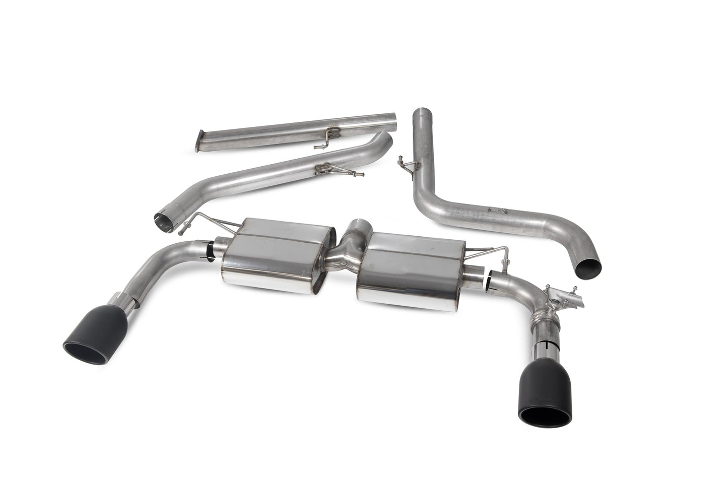 Scorpion Non-Res Cat-Back Valved Exhaust (Black Indy) for Hyundai i30N Performance (17-18)