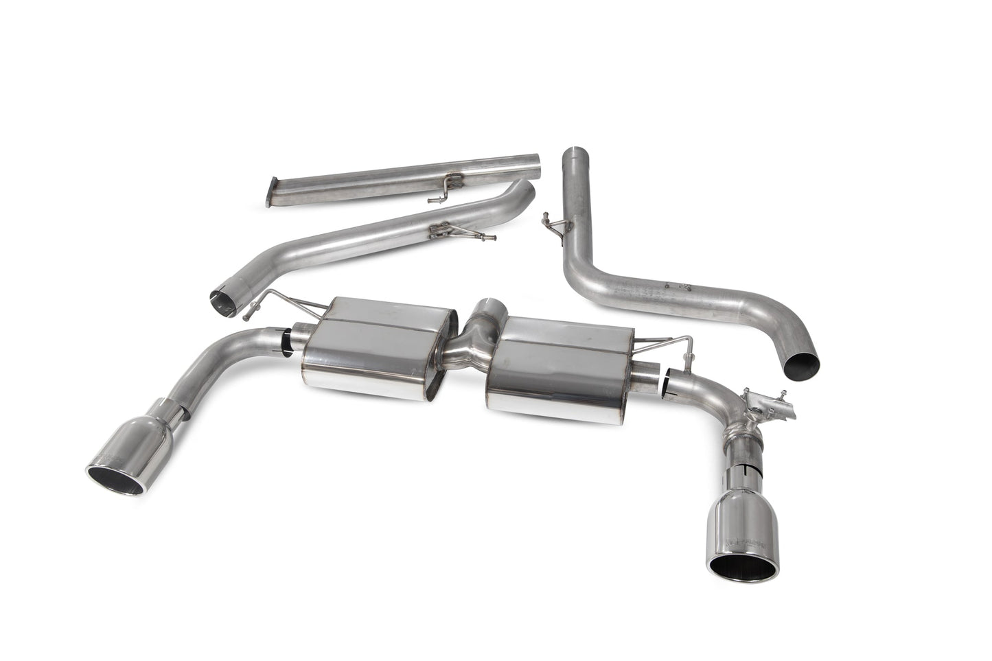 Scorpion Non-Res Cat-Back Valved Exhaust (Indy) for Hyundai i30N Performance (17-18)