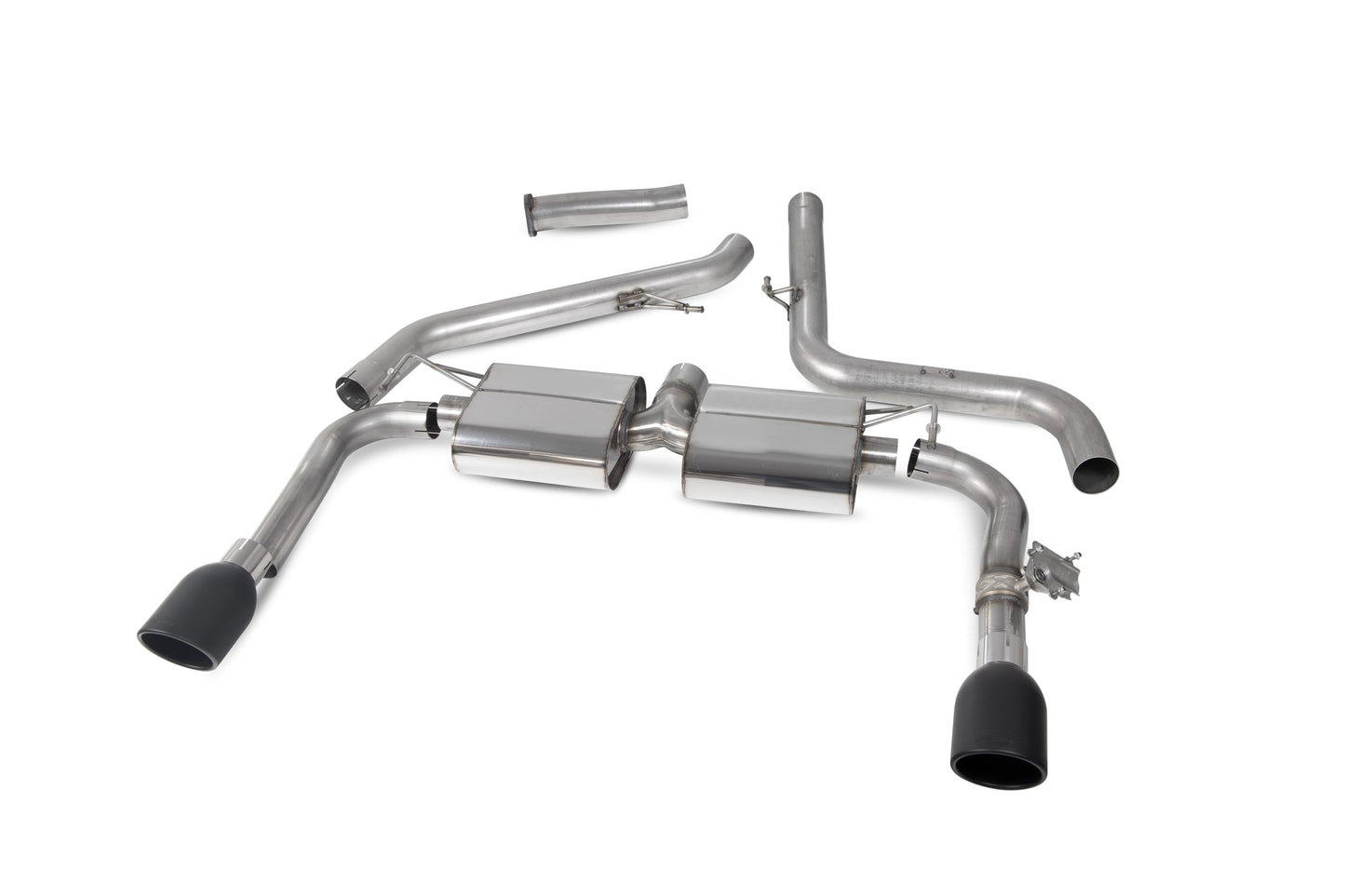 Scorpion Non-Res GPF-Back Valved Exhaust (Black Indy) for Hyundai i30N Performance Fastback (19-22)