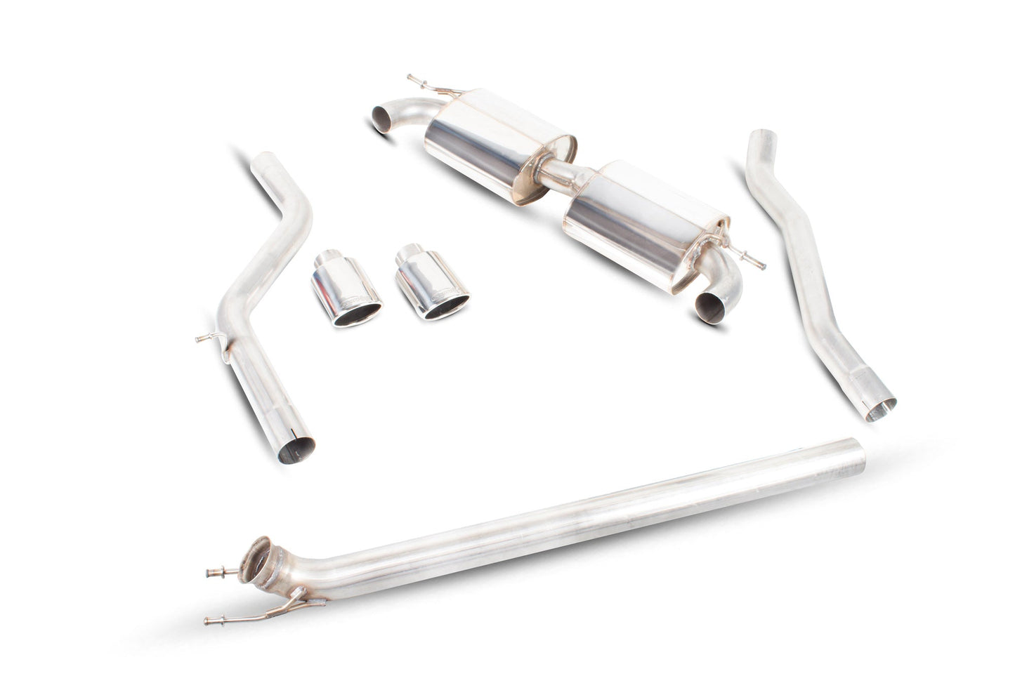 Scorpion Non-Res Cat-Back Exhaust (EVO) for Mercedes A180/A200 Sport & A250 AMG (12-15)