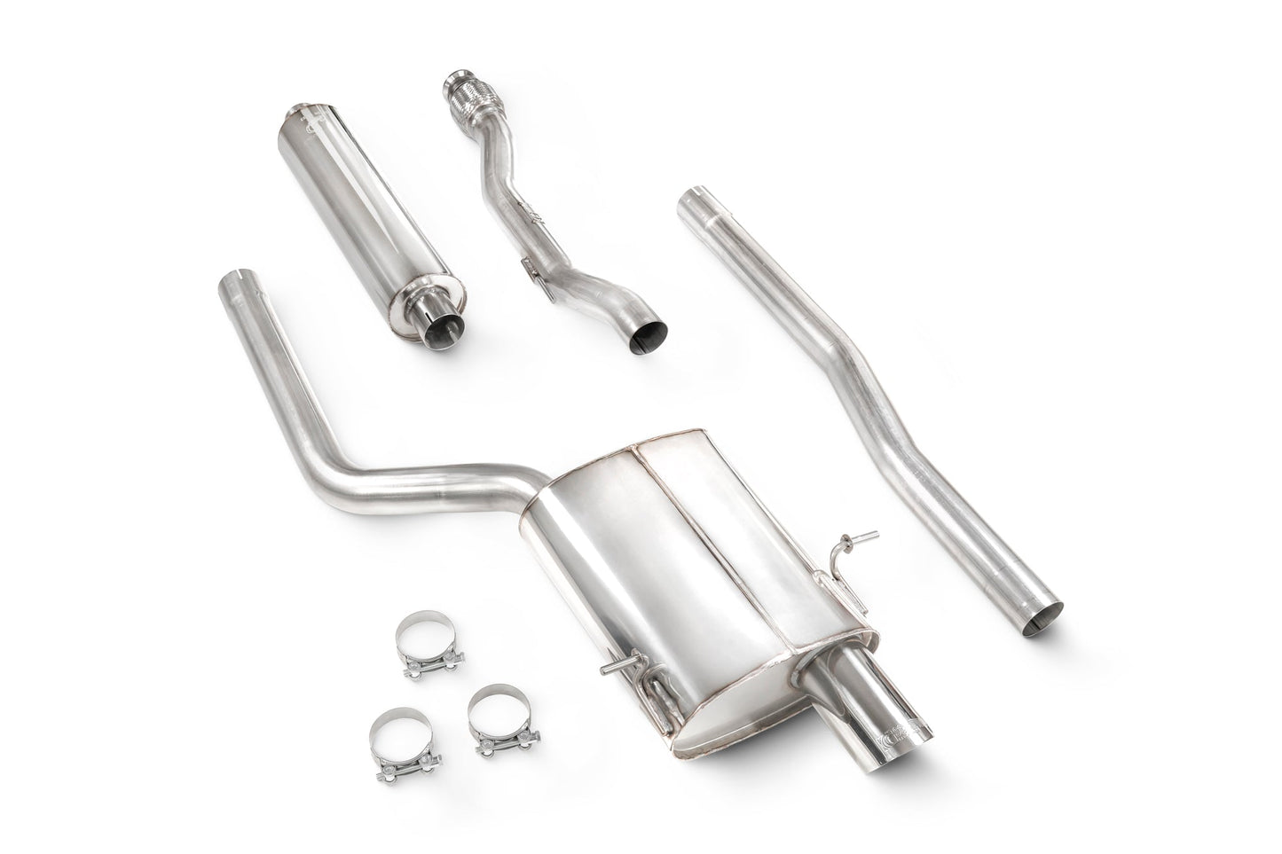 Scorpion Resonated Cat-Back Exhaust (Daytona) for Mini One/Cooper R56 1.4 & 1.6 (07-14)