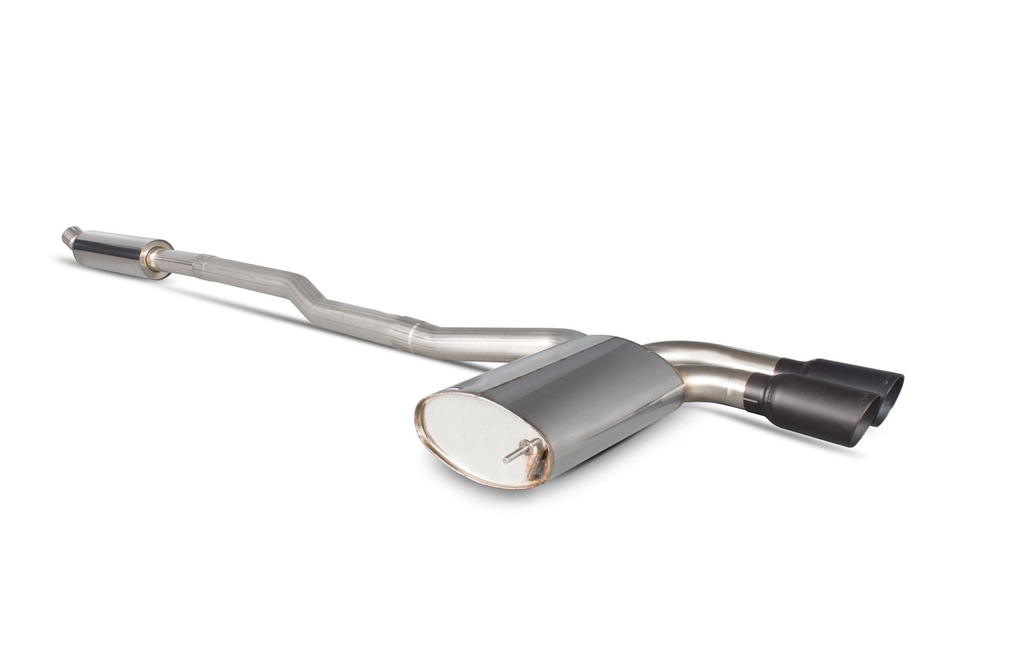 Scorpion Resonated Cat-Back Exhaust (Black Daytona) for Mini Cooper S F56 3 Door (14-18)