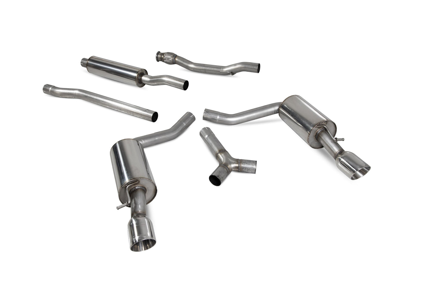 Scorpion Resonated Cat-Back Exhaust (Daytona) for Mini Cooper S Clubman R55 (07-14)
