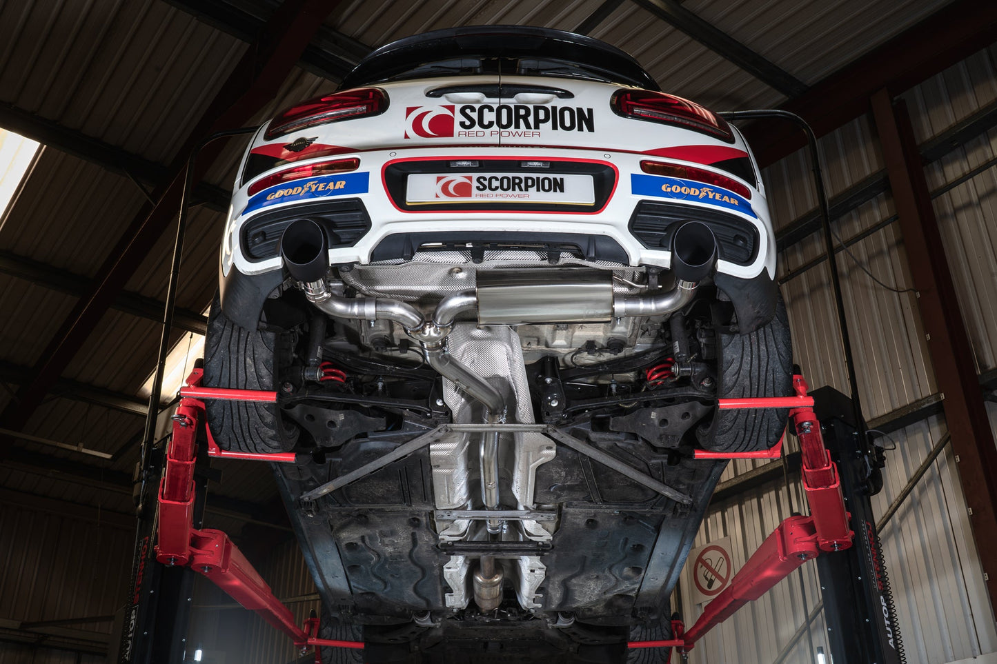 Scorpion TunR GPF-Back Exhaust (Black Daytona) for Mini Clubman F54 Cooper S (19-24)