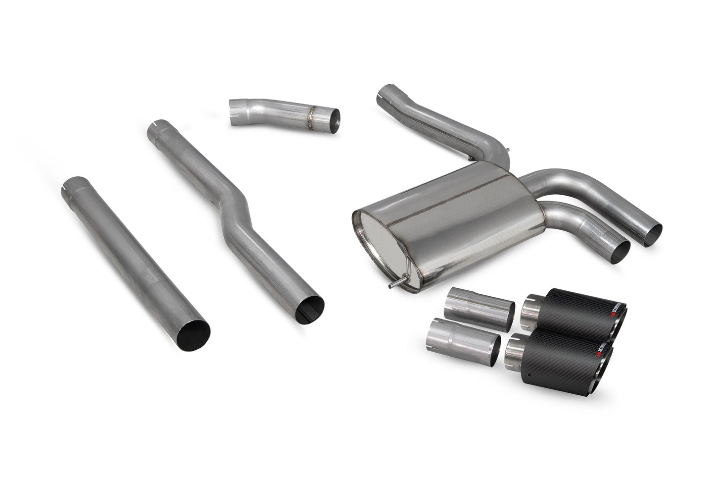 Scorpion Non-Res Cat-Back Exhaust (Ascari) for Mini Cooper S F55 (14-18)