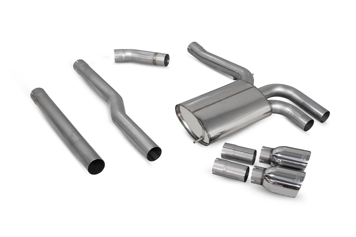 Scorpion Non-Res Cat-Back Exhaust (Daytona) for Mini Cooper S F55 (14-18)