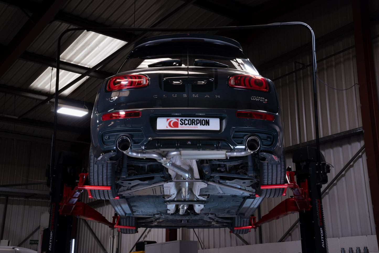 Scorpion Non-Res Cat-Back Exhaust (Daytona) for Mini Clubman F54 Cooper S (15-18)