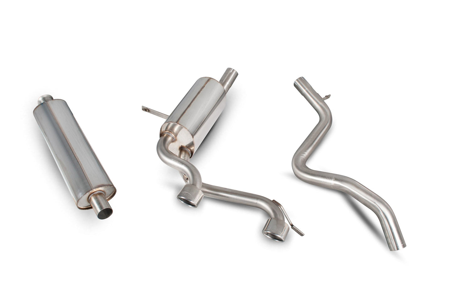 Scorpion Resonated Half Exhaust (Monaco Twin) for Renault Megane Sport RS225 (04-09)
