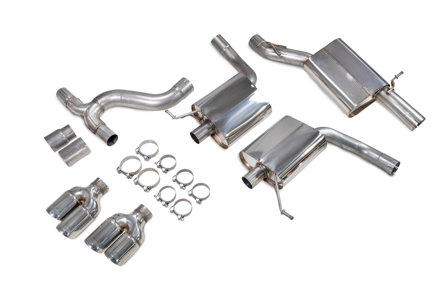 Scorpion Resonated GPF-Back Exhaust (Daytona Quad) for Seat Leon Cupra ST 300 4Drive (18-22)