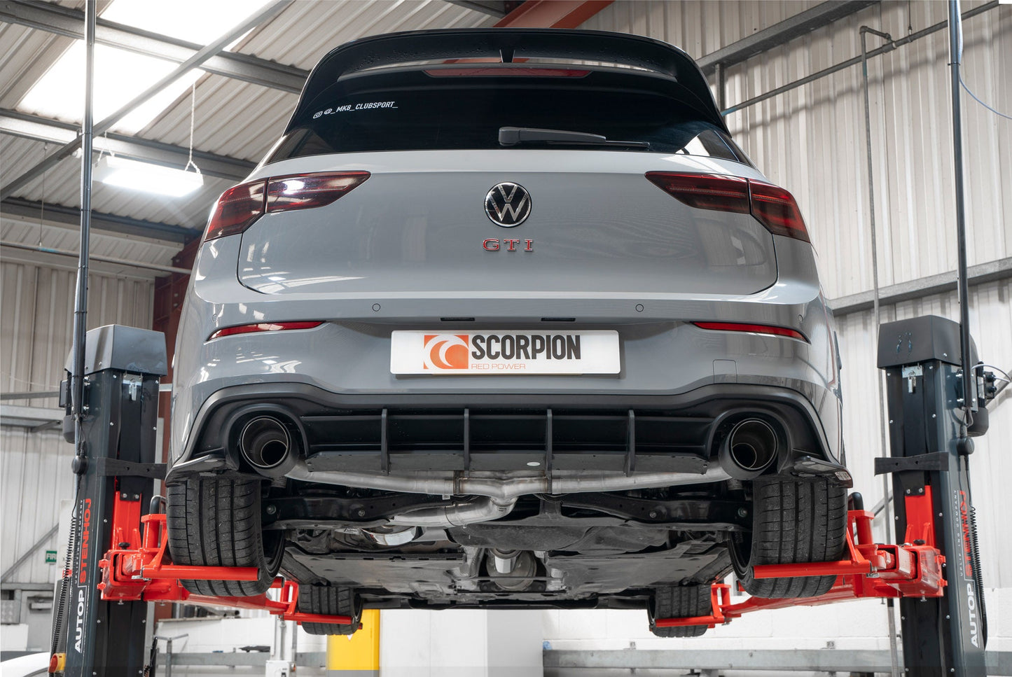 Scorpion Resonated Predator GPF-Back Exhaust (EVO) for VW Golf Mk8 Mk8.5 GTI Clubsport (20-25)