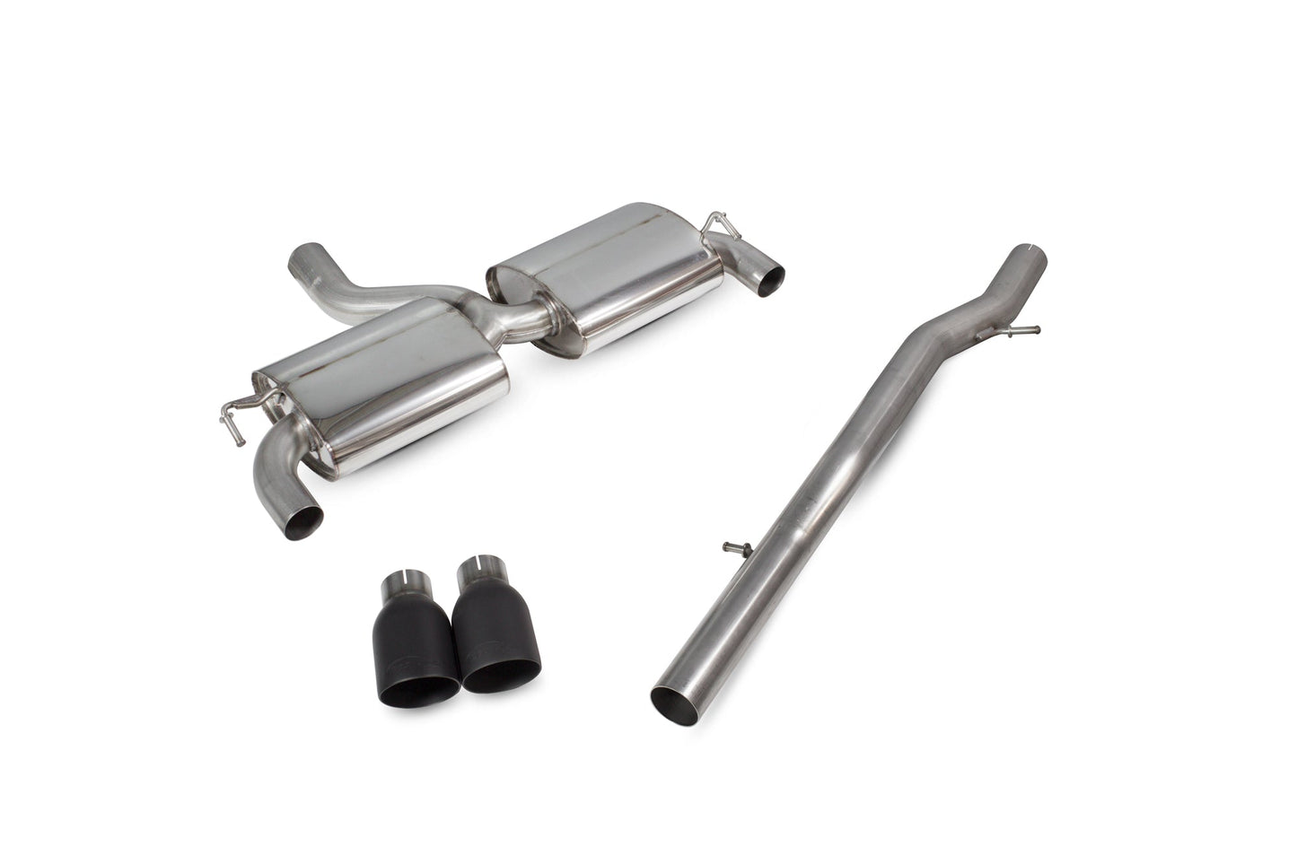 Scorpion Non-Res Cat-Back Exhaust (Daytona Twin) for VW Golf Mk4 R32 (03-05)