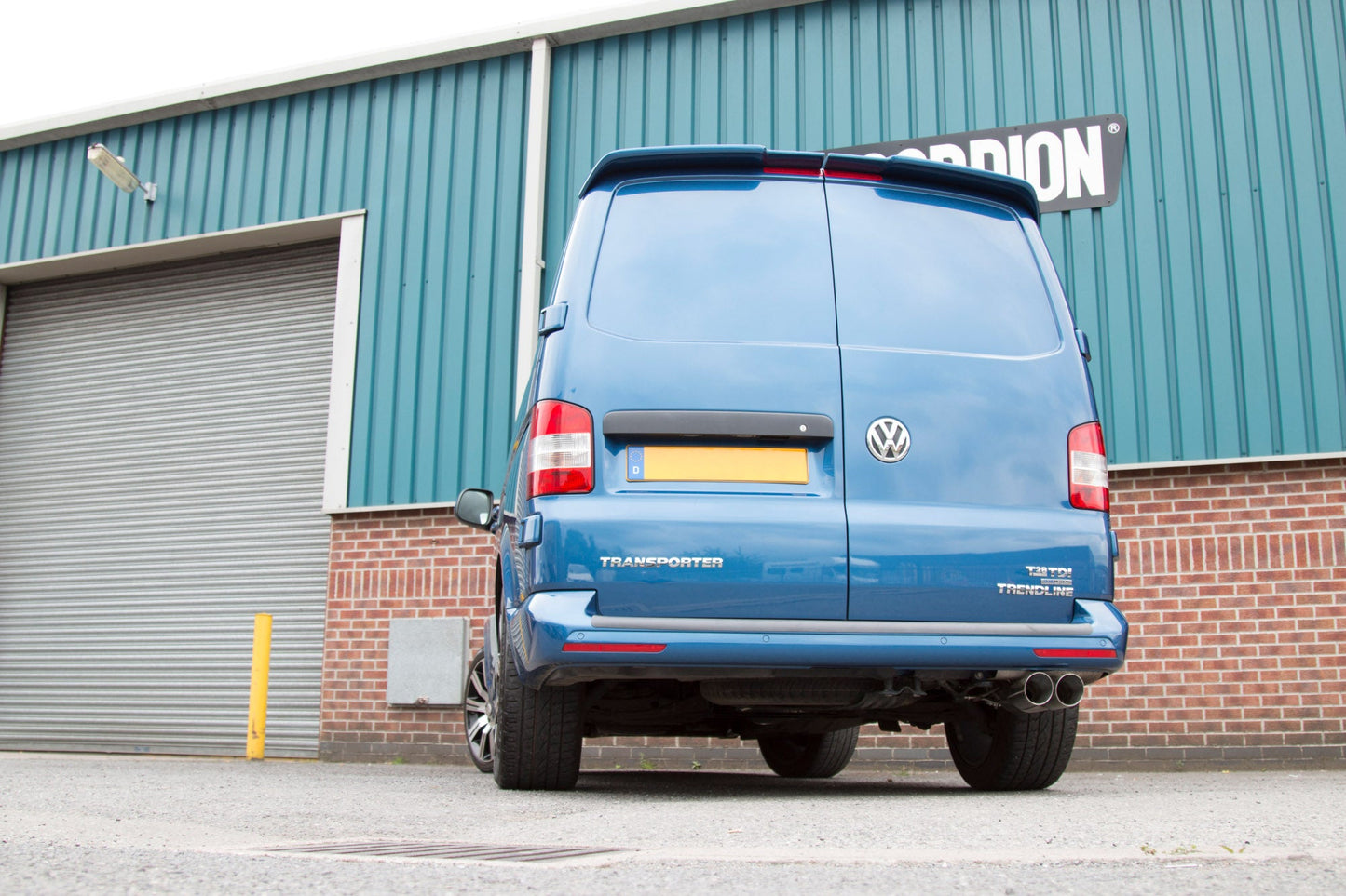 Scorpion Non-Res Cat/DPF-Back Exhaust (Daytona Twin) for VW Transporter T5 & T6 2.0 BiTDI (15-)
