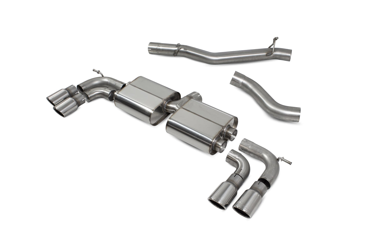 Scorpion Non-Res Cat/GPF-Back Exhaust (Monaco) for VW Golf R Mk7.5 (17-20)