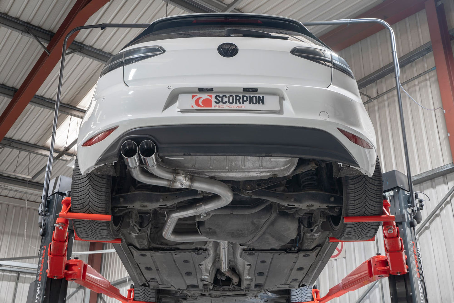 Scorpion Cat-Back Exhaust (Black Daytona) for VW Golf Mk7 GTD (13-17)