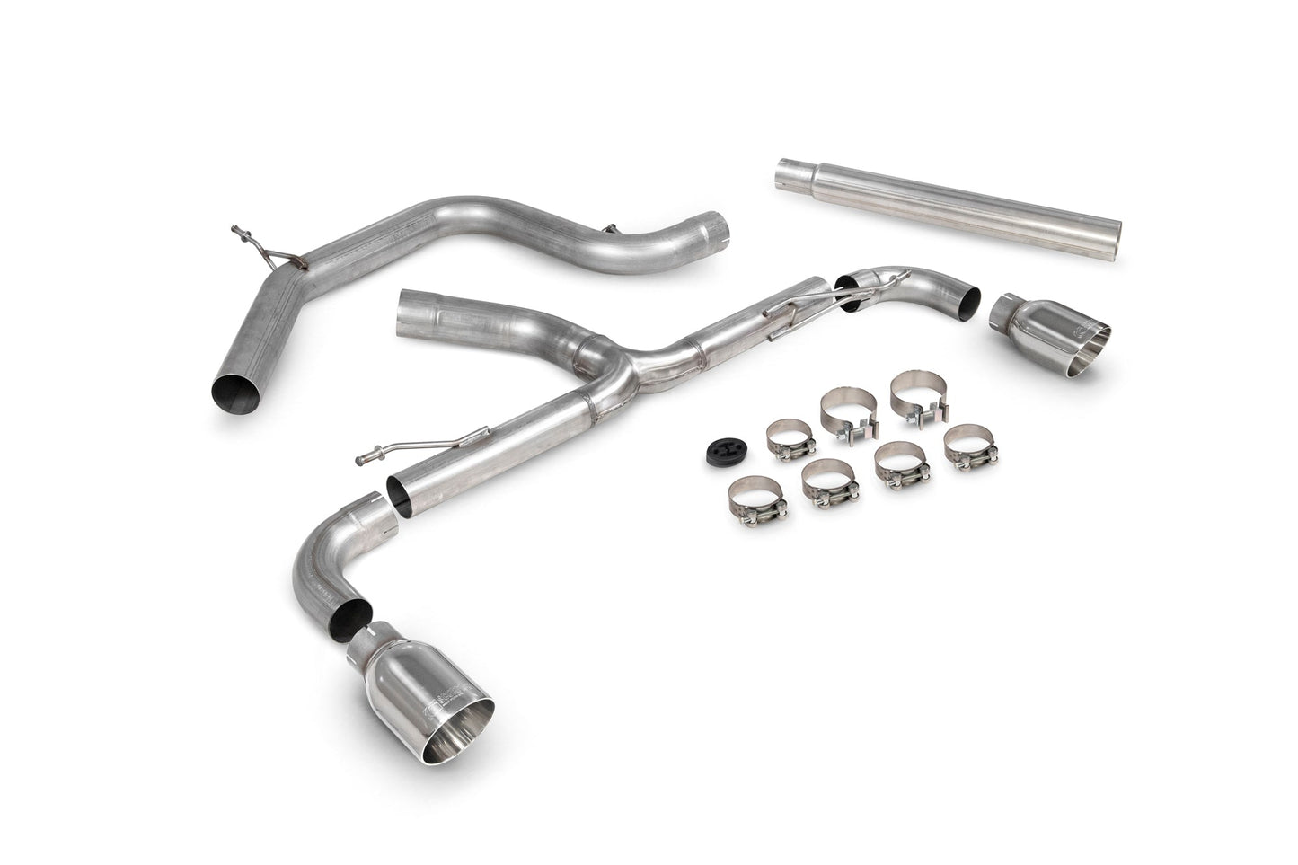 Scorpion Non-Res Predator Cat-Back Exhaust (Daytona) for VW Scirocco R (09-17)