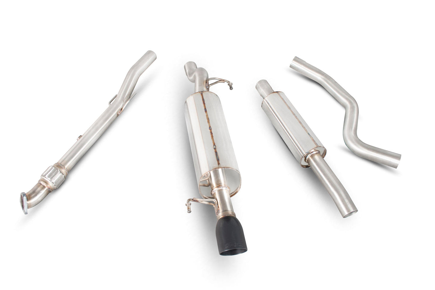 Scorpion Decat Exhaust Downpipe for Vauxhall Corsa D 1.4 Turbo Black Edition