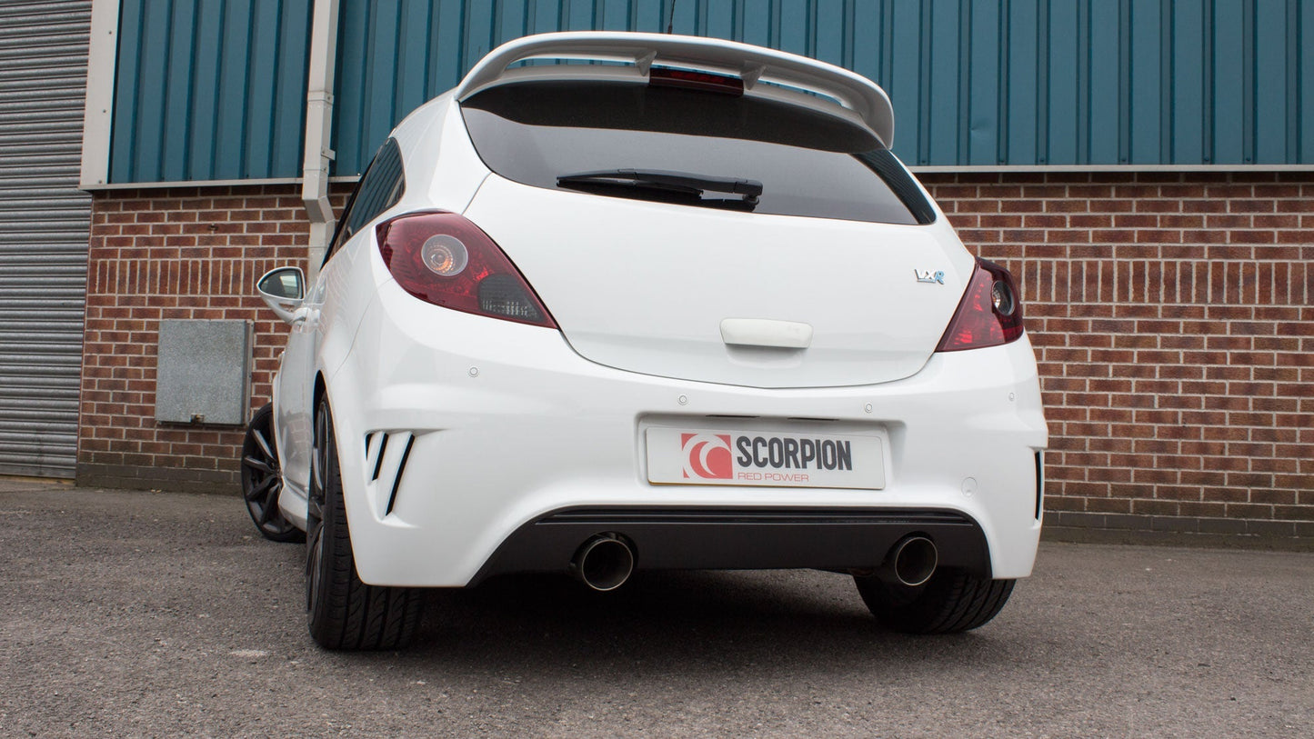 Scorpion Resonated Cat-Back Exhaust (Daytona) for Vauxhall Corsa D VXR/Nurburgring (07-13)