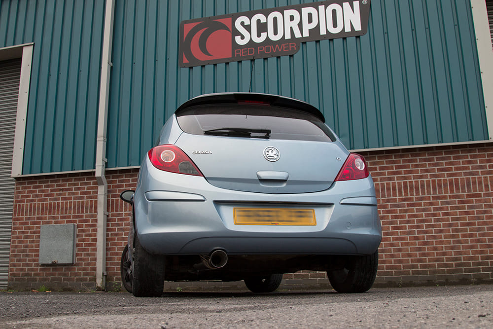 Scorpion Rear Exhaust Silencer (Daytona) for Vauxhall Corsa D (06-14)