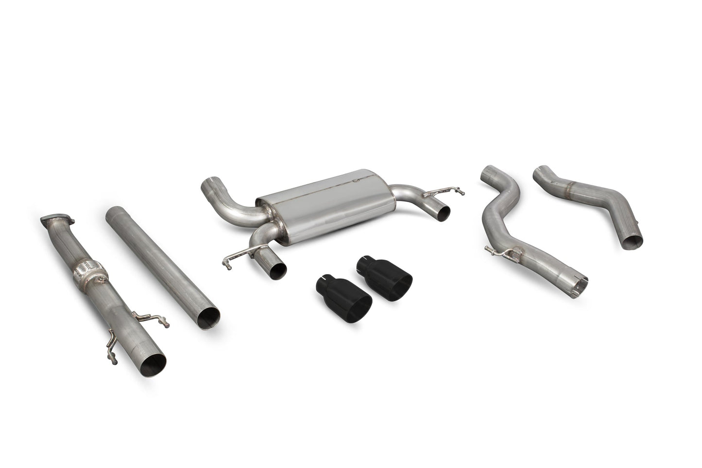 Scorpion Non-Res Cat-Back Exhaust (Daytona Twin) for Vauxhall Corsa E VXR (15-18)
