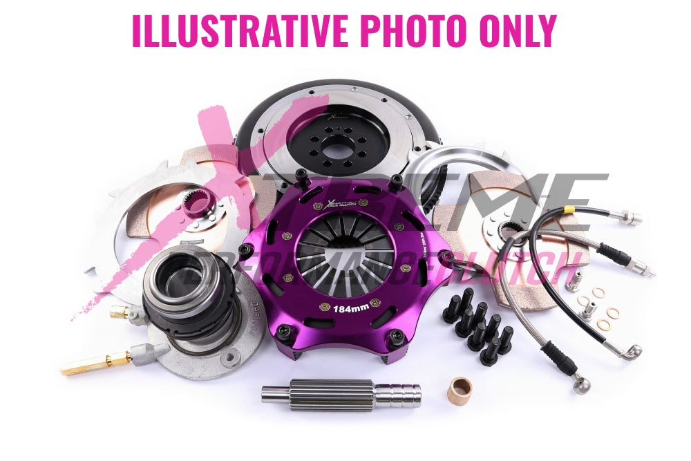 Xtreme Performance - 184mm Rigid Ceramic Twin Plate Clutch Kit Incl Flywheel & CSC 1220Nm - Vauxhall Monaro VY, VZ (04-05)