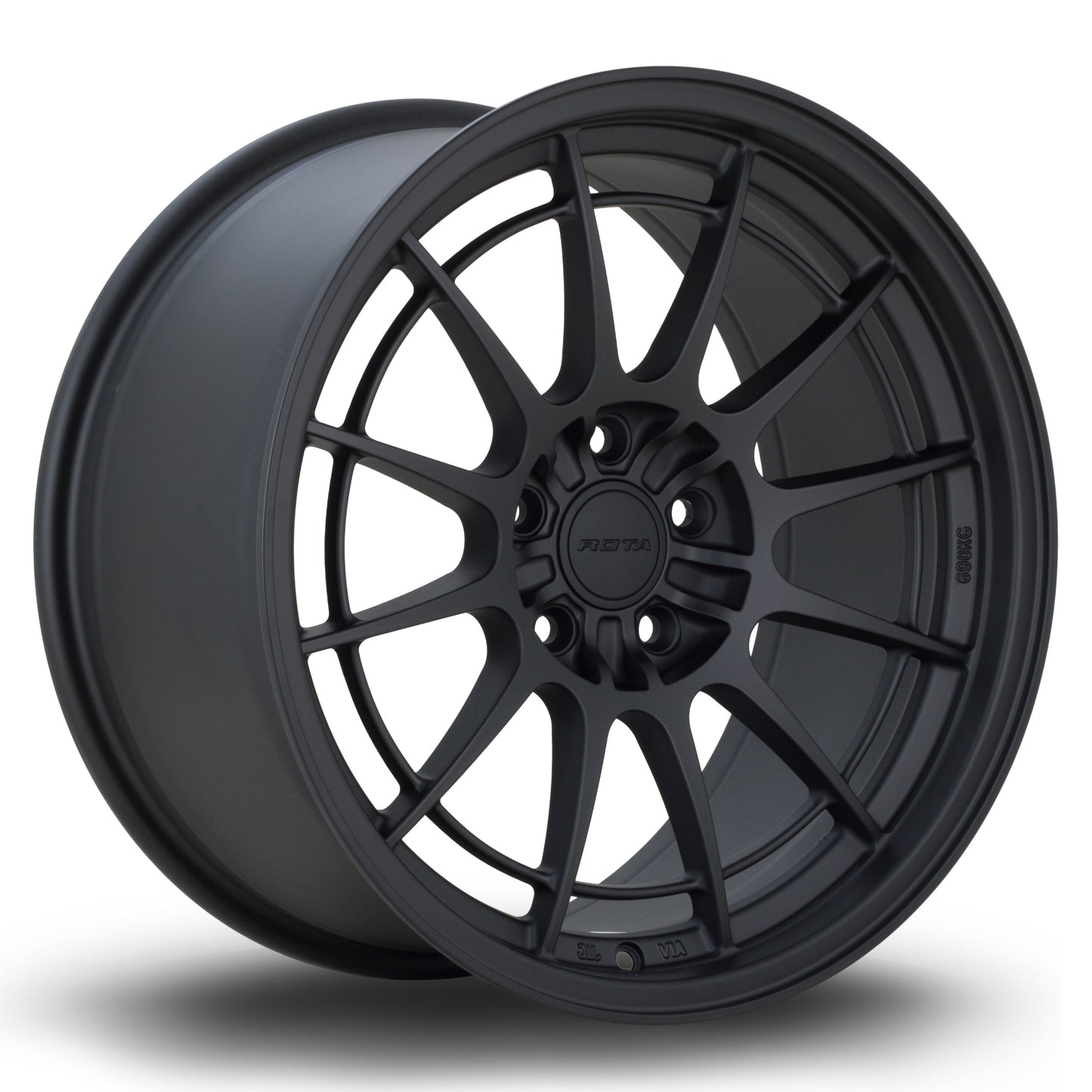 Rota GKR Alloy Wheels - 18x9 | 5x100 | ET38 | FBlack2