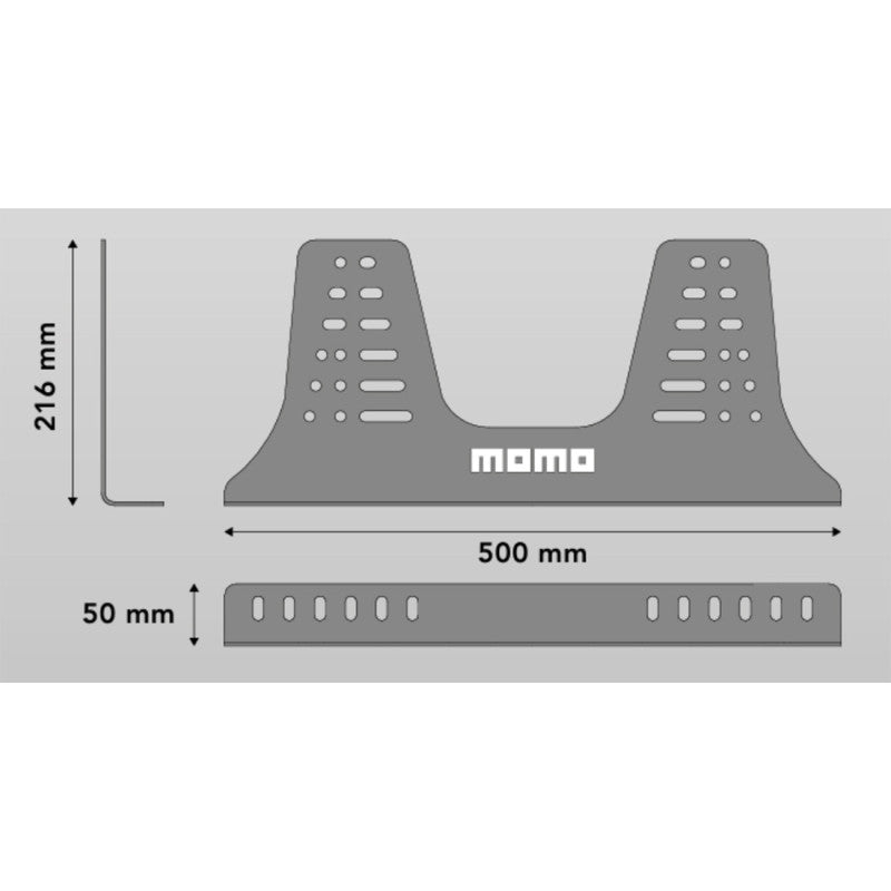 MOMO Steel Seat Side Mountings